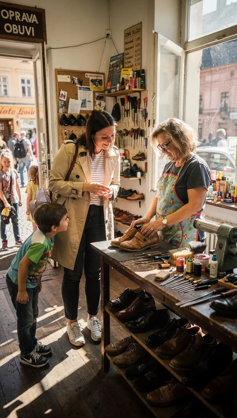 Detailed diagram highlighting shoe anatomy components
